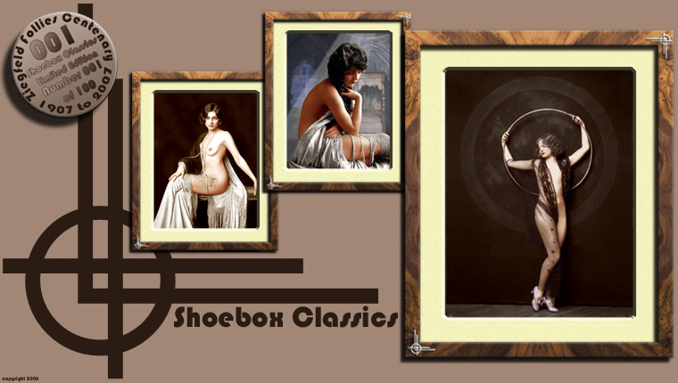 Ziegfeld Girls from Shoebox Classics - A great place for outstanding colour photographs in a classic 1920's style. All Photos have been created from Black and White